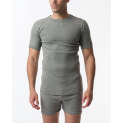 2 PACK AΝΔΡΙΚΗ ΦΑΝΕΛΛΑ ΜΕ ΚΟΝΤΟ ΜΑΝΙΚΙ ΚΑΙ ΛΑΙΜΟΚΟΨΗ ΧΡΩΜΑ ΑΝΘΡΑΚΙ  502/3